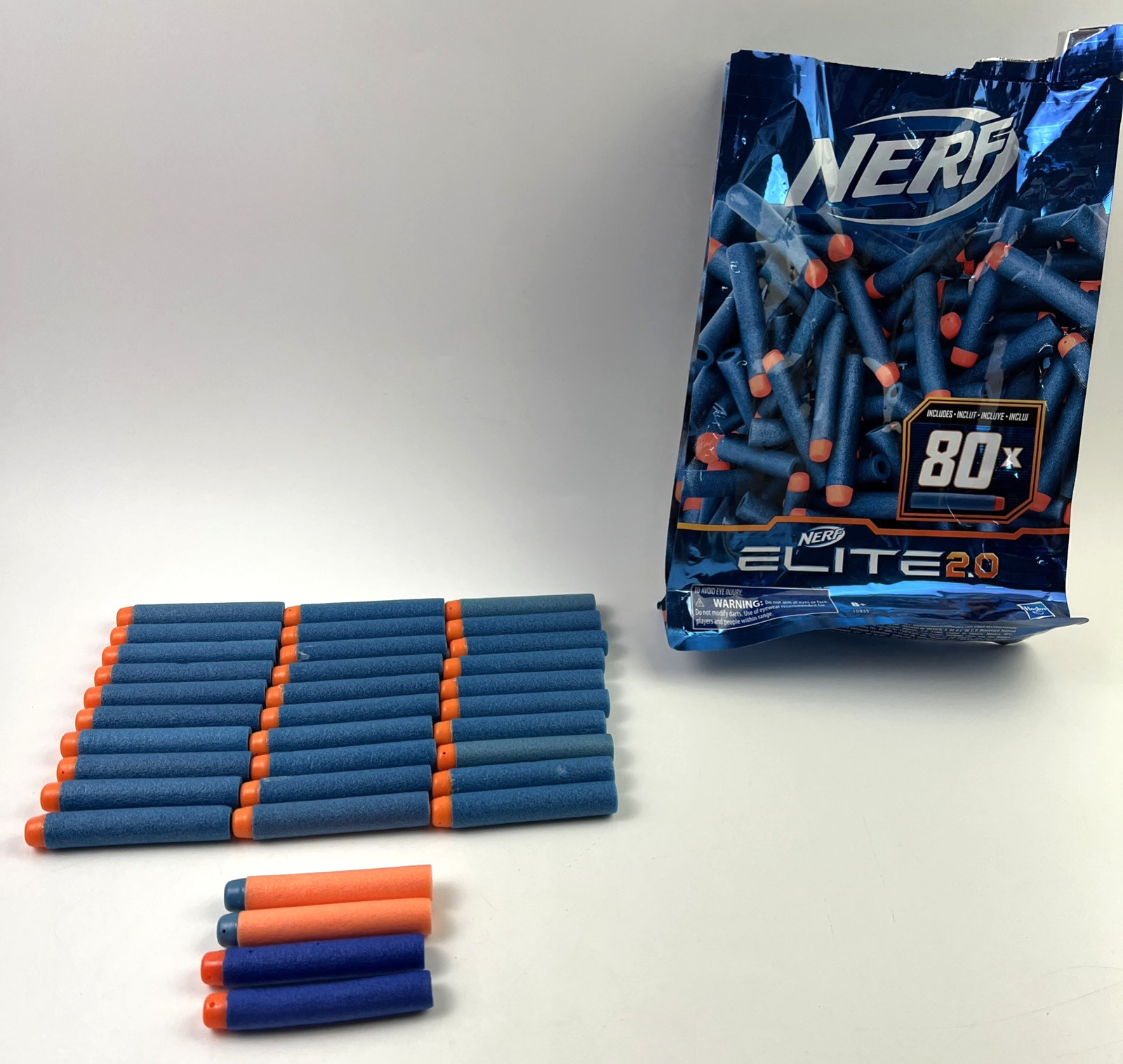 NERF Elite 2.0 Refills 34 Count Dart Refill (Partial Bag)
