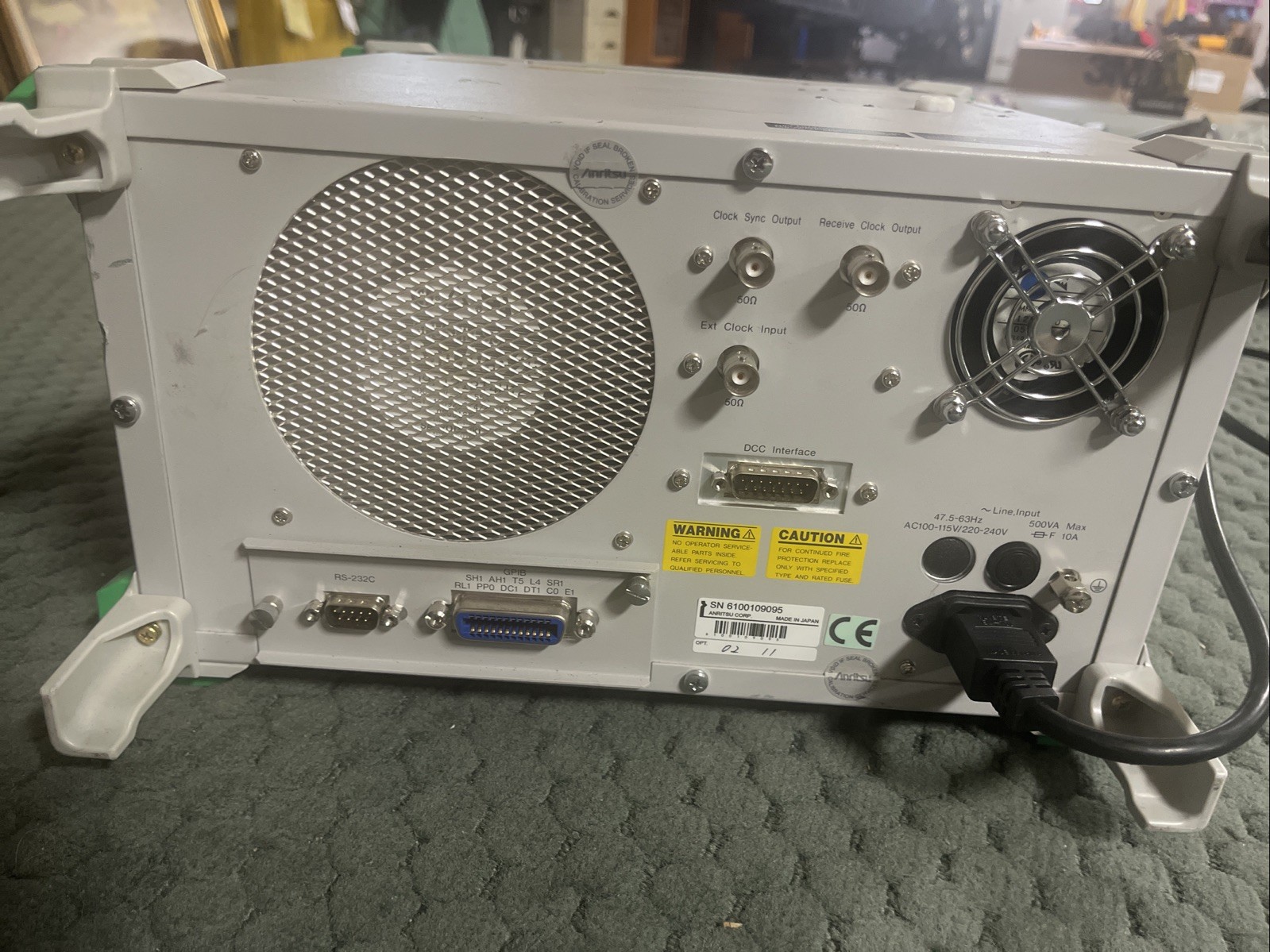 Anritsu MP1570A Some SDH PDH ATM Analyzer
