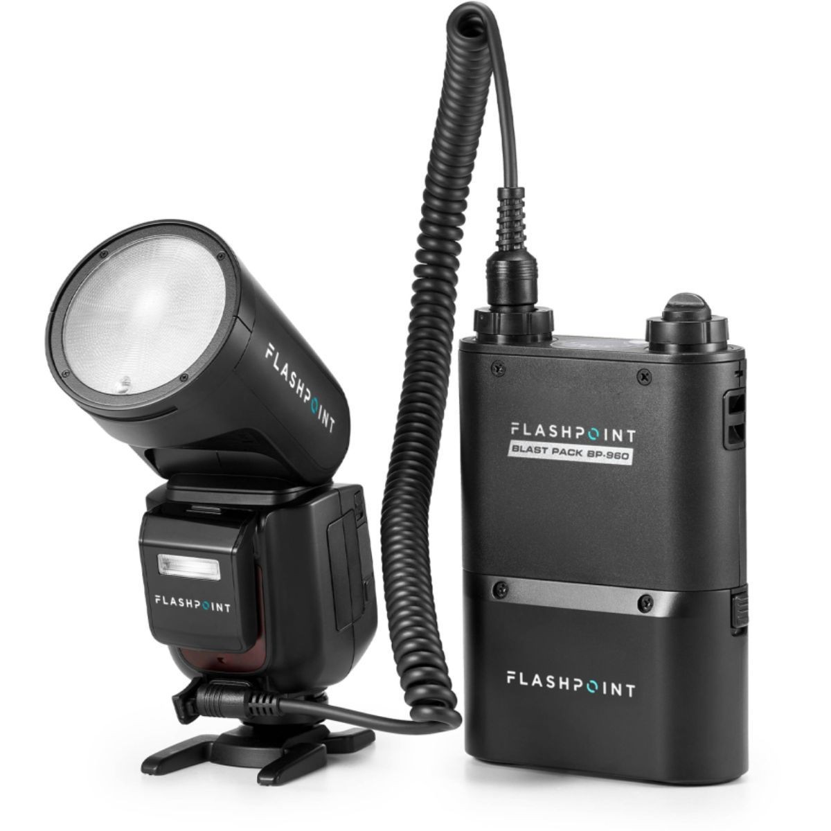 Flashpoint Zoom Li-on X PRO R2 TTL On-Camera Round Speedlight Flash With BP-960