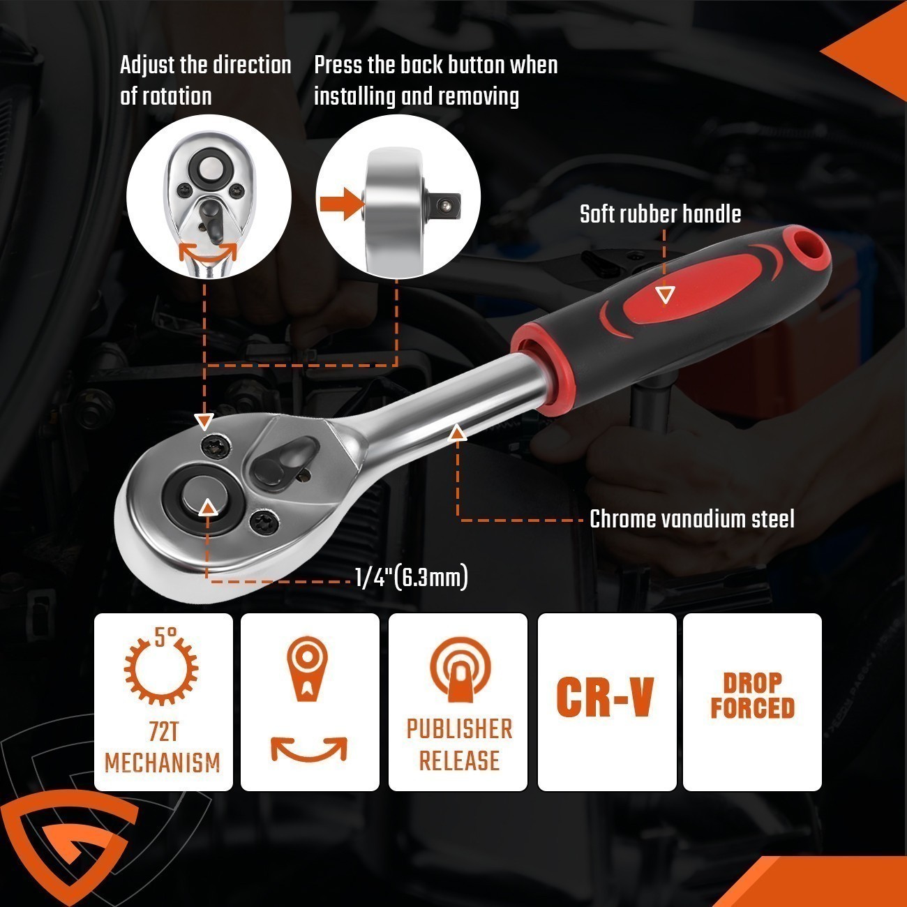 Socket Ratchet Wrench 108Pcs Mechanics Socket Wrench Set Wrench Set Repair