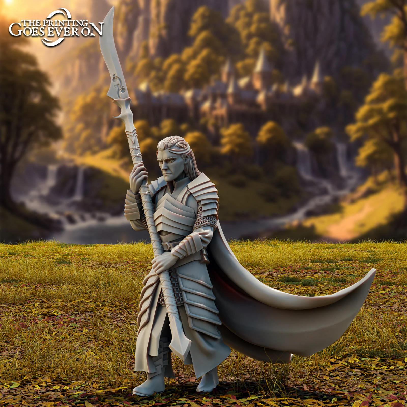 King Galgaenor - 28-120mm Tales of the Elven - Resin Tabletop Miniature