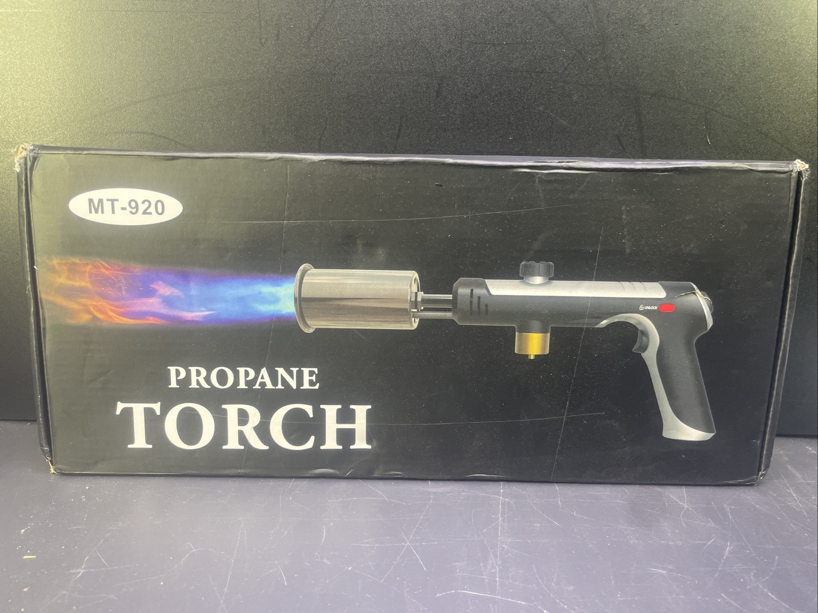 MT-920 Propane Torch Trigger Start Safety Switch Flamethrower Cooking Torch New
