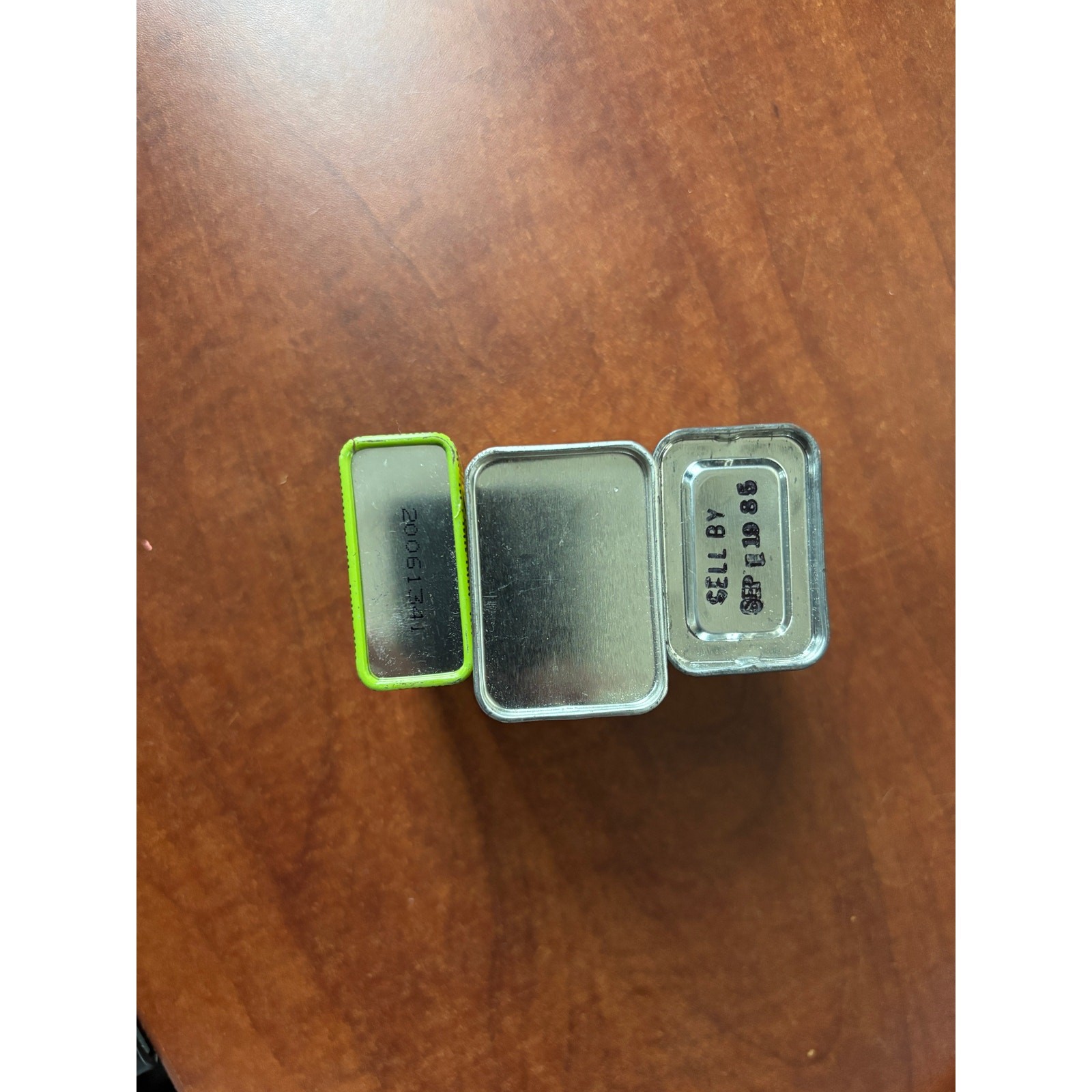Collectible Tin metal container bundle
