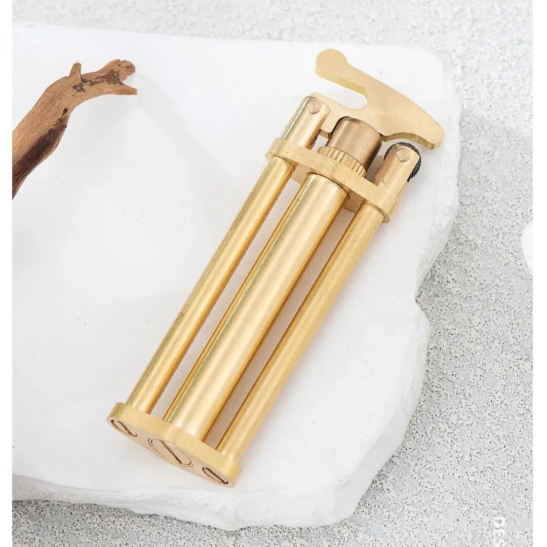 Brass handmade slim Retro Petroleum Lighter
