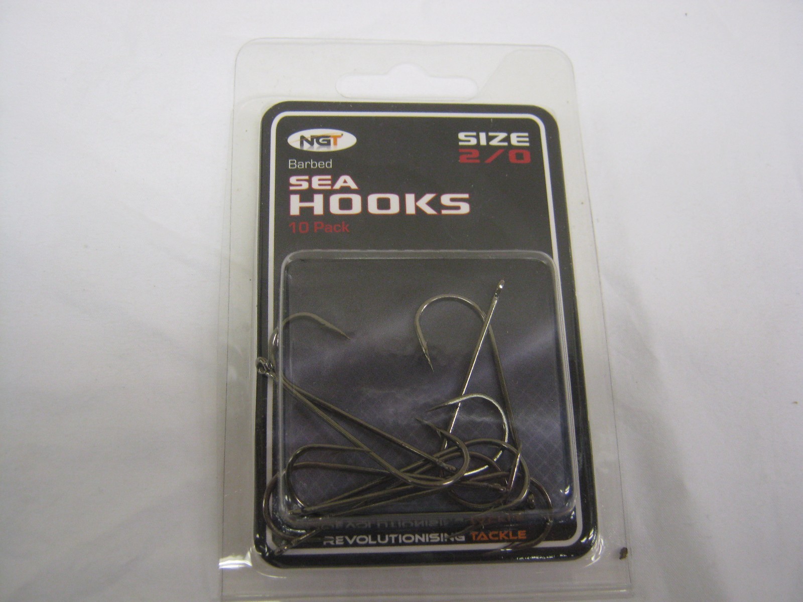 Barbed Sea Fishing Hooks 10pk Size 2 NGT
