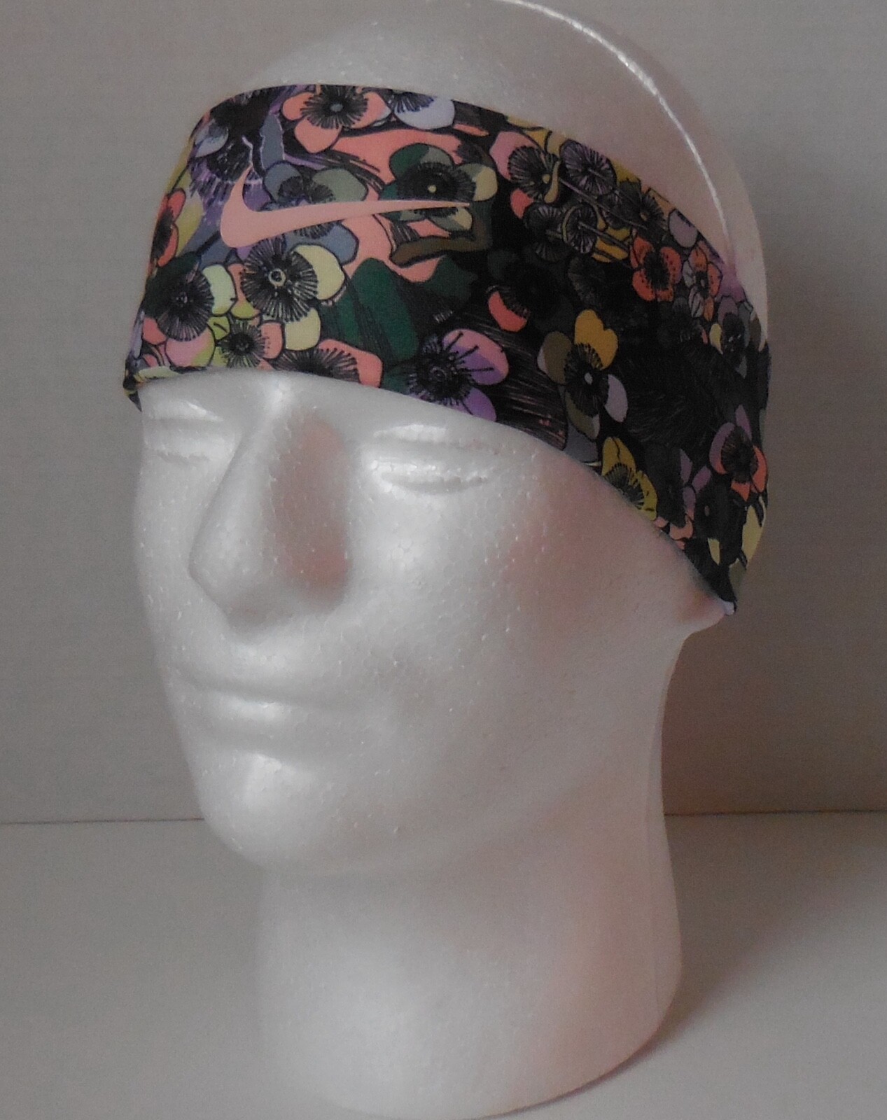 Nike Printed Fury Headband 2.0 Adult Unisex Black/Crimson Bliss/Pink Glaze