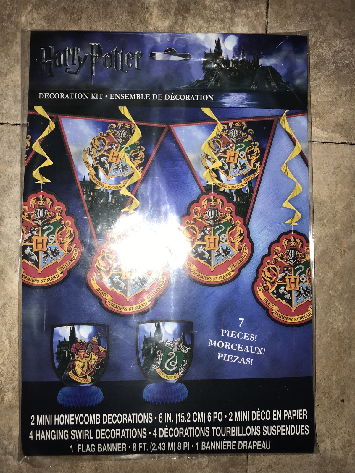 Harry Potter Party Decorations Kit Hanging and Honeycomb Birthday Decoration 7pc