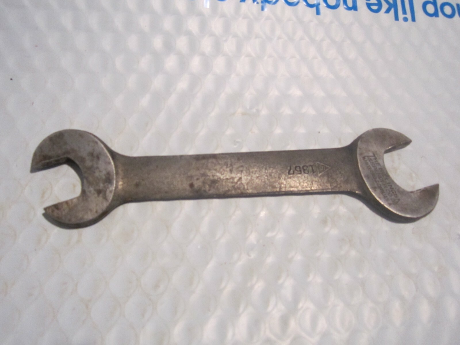 Billings & Spencer 1357 Thin Wrench Open End Mechanic Tool - Hartford, Conn