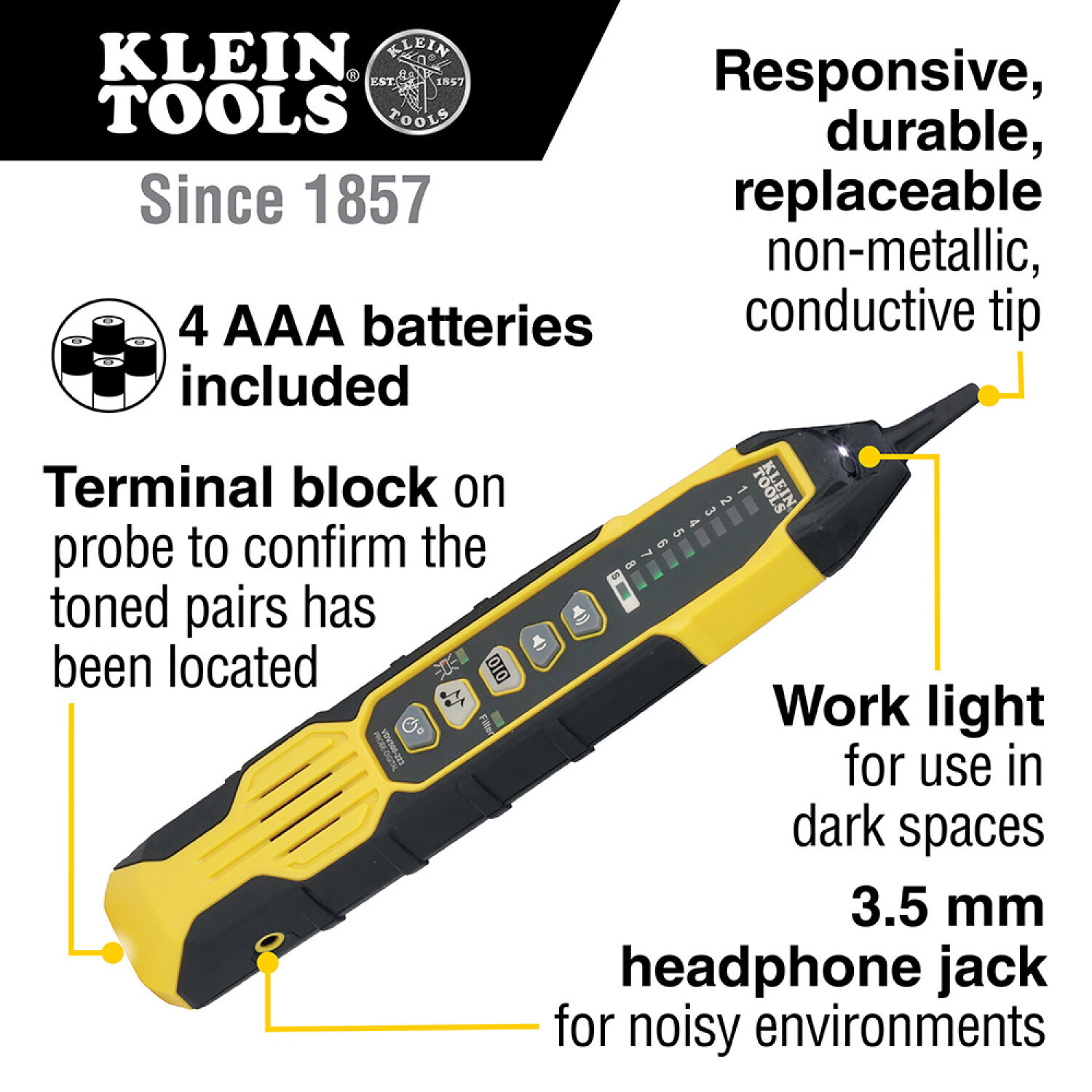 Klein Tools VDV500-920 Digital Tone and Probe Set