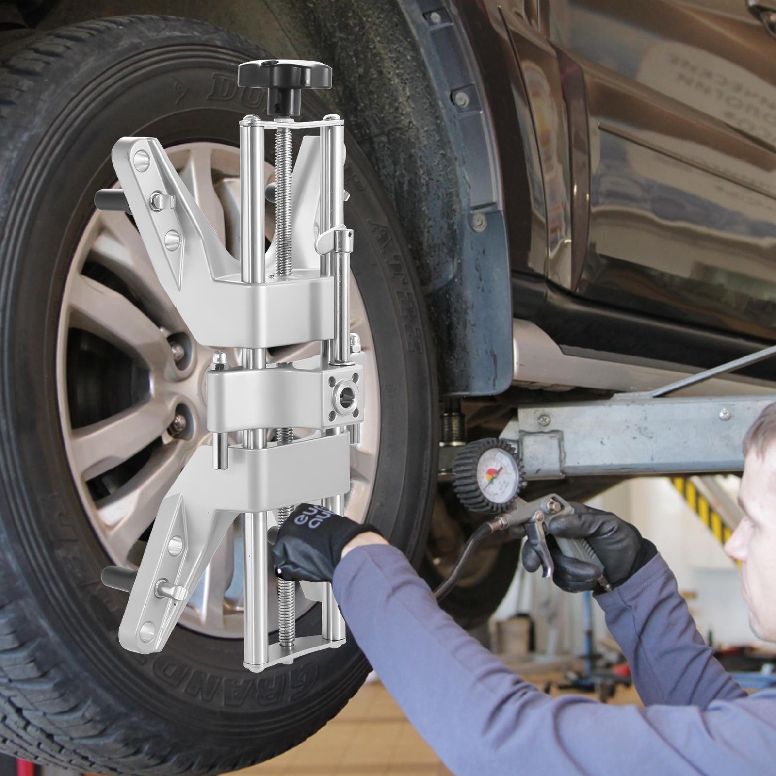 Wheel Alignment Rack Rim Clamp Mount 11''-25'' Rim High Precision Alignment Tool