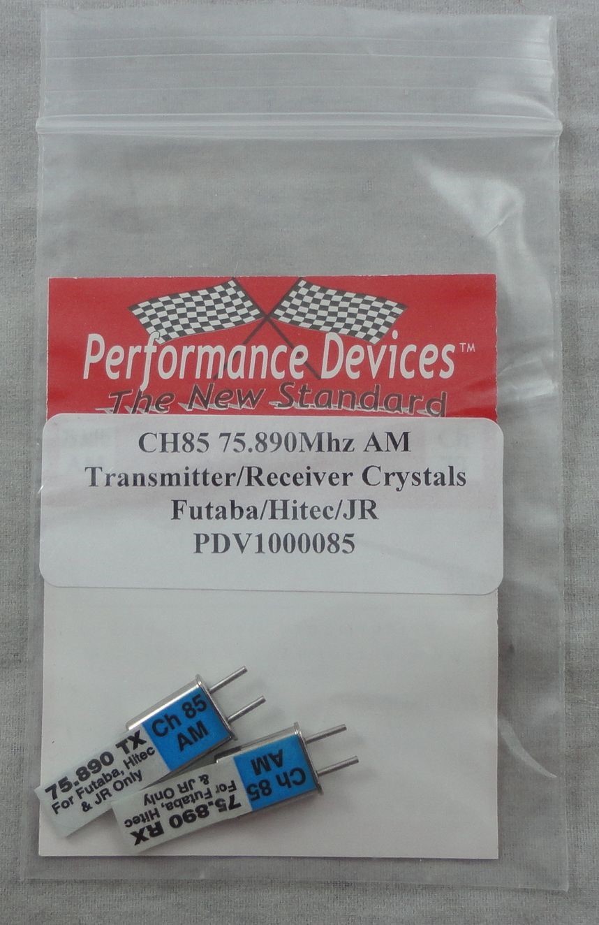 Futaba/Hitec/JR AM 75Mhz Transmitter/Receiver Crystal Set Channel 85 75.890Mhz