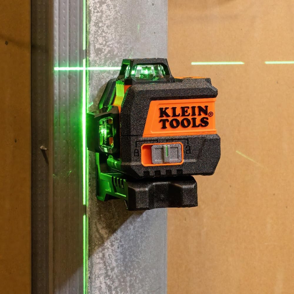 DIY Home Improvement Laser Level - Klein Tools 93CPLG Self Leveling 360