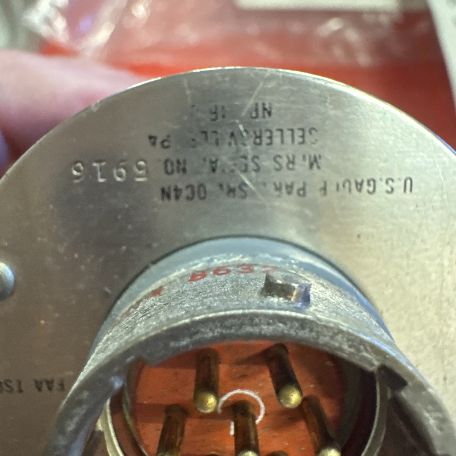 US Gauge SRL-0C4N Oil Pressure Indicator binp