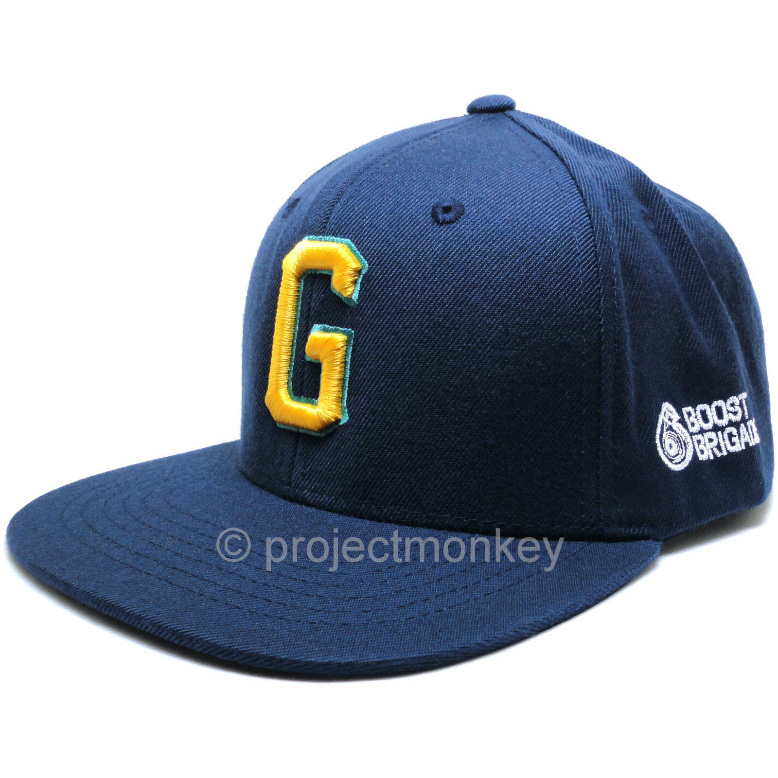 Greddy G Boost Brigade Logo Snapback Adjustable Hat Cap Blue / Yellow Trust JDM