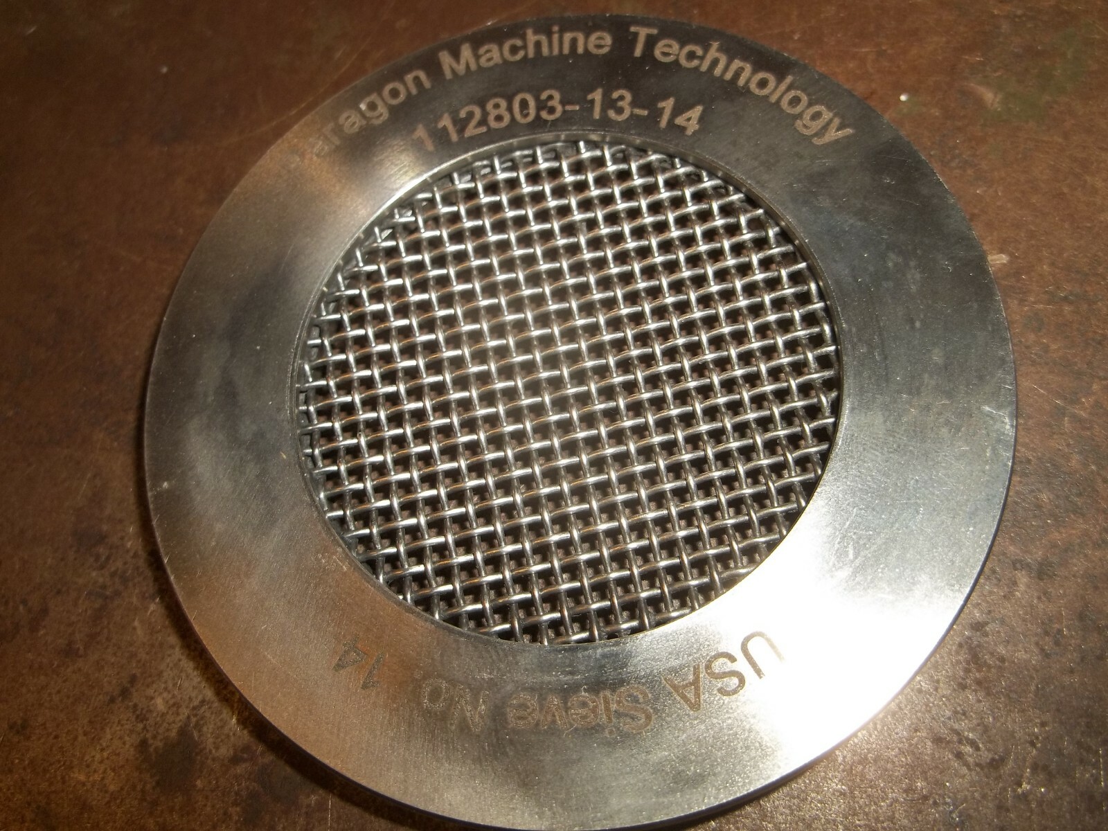 PARAGON 112803-13-14 USA TEST SIEVE NO. 14 FOR 3" CYLINDERS (DR1C2)