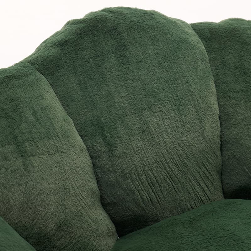 Green Lotus Compression Sofa Bean Bag Pull Ring Portable Living Room Bedroom