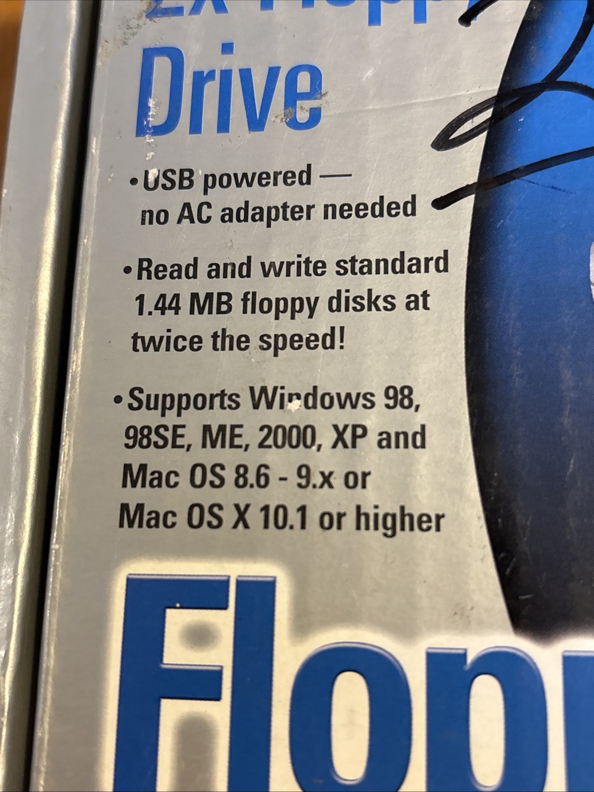 Smart Disk Fd-05PUB USB External 3.5" 1.44 MB Floppy Disk Drive - TESTED