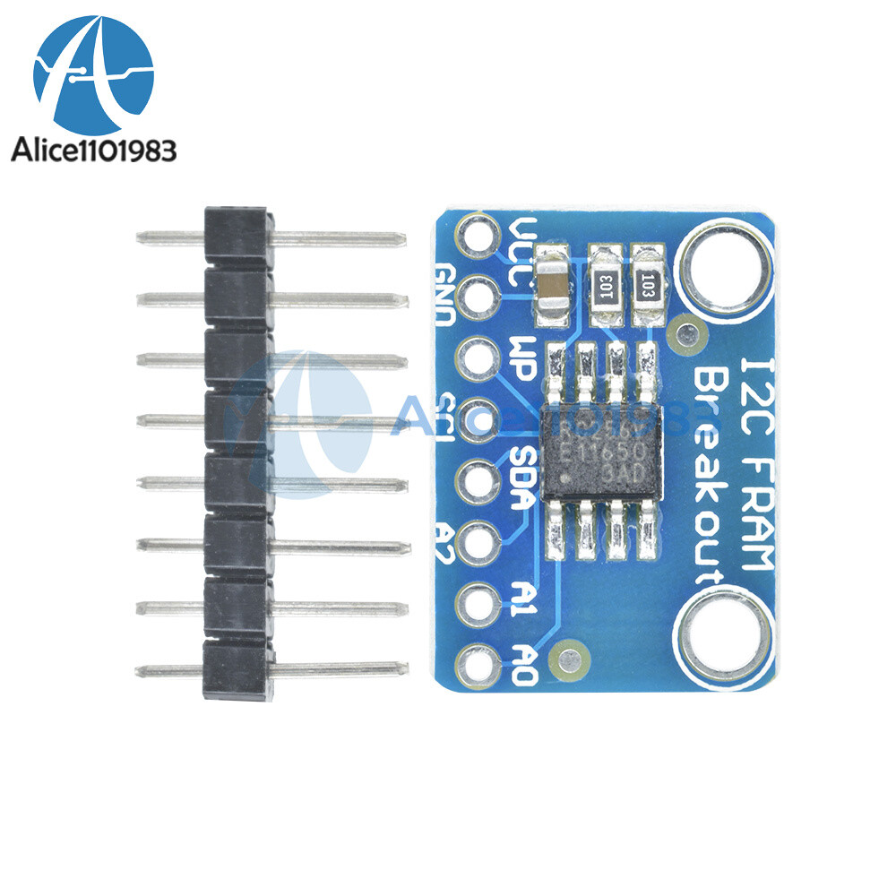 1-10PCS I2C IIC Non-Volatile FRAM MB85RC256V Breakout 256Kbit/32KByte Memory IC
