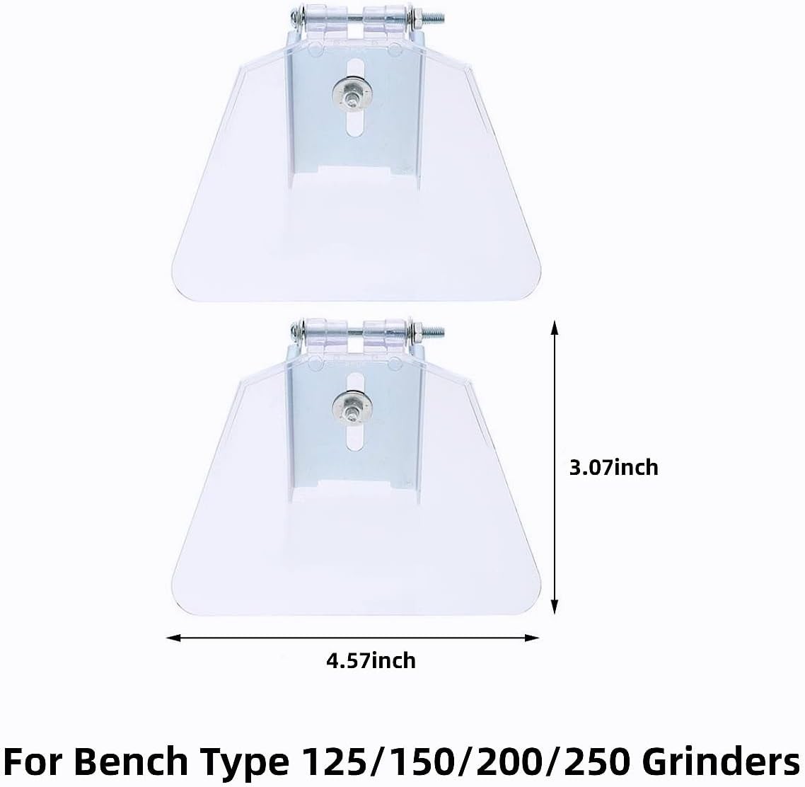 Bench Grinder Eye Shield, 4 Pcs Grinder Eyeshield Replacement Kit for Most Be...