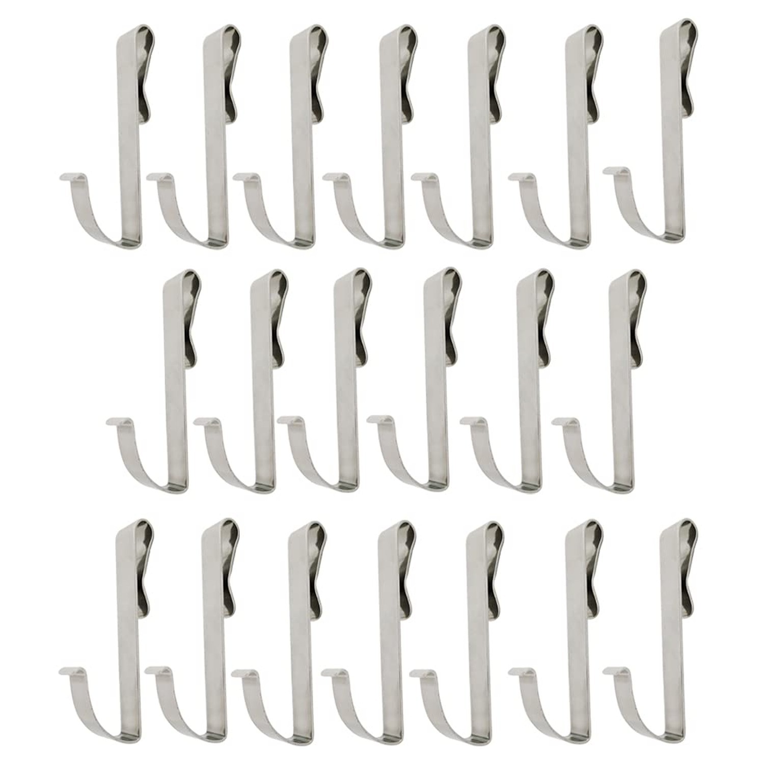 20 Pcs Heavy Duty Zinc Alloy S Hooks, J Shaped, Hanging, Wire Shelving Access...