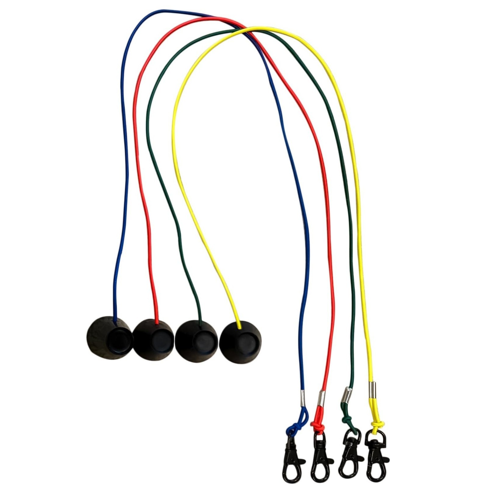 2FT Golf Simulator Tees - Durable Silicone Sim Tees with Bungee Cord and Swivel