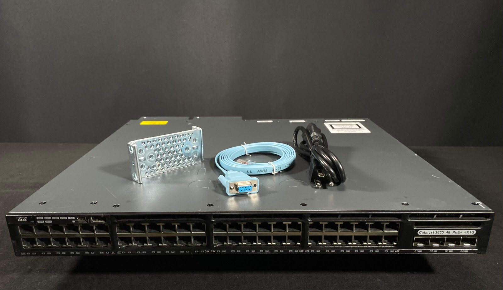 Cisco WS-C3650-48FS-S 48 Port PoE+ Switch  -  Same Day Shipping