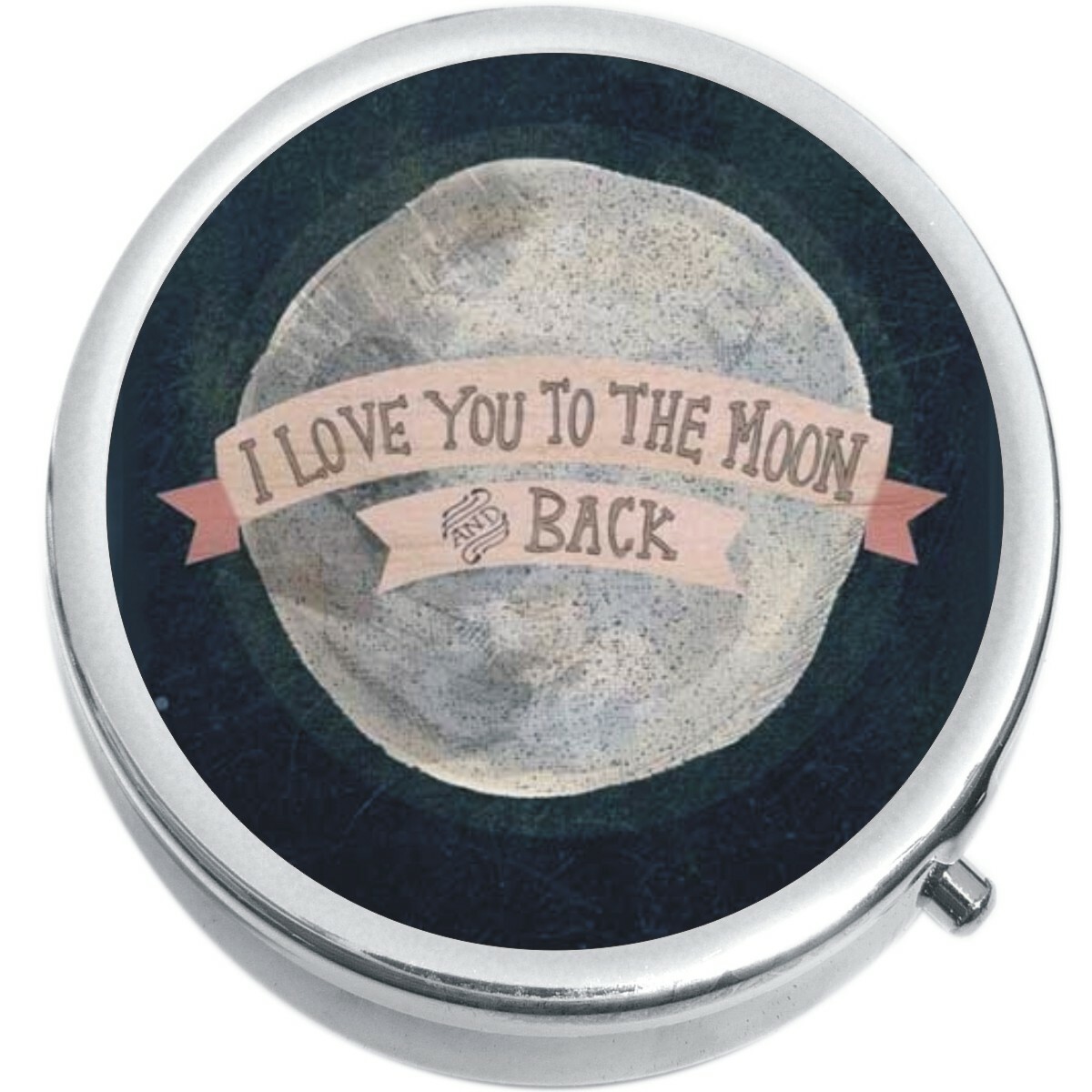 I Love You Moon And Back Medicine Vitamin Pill Box