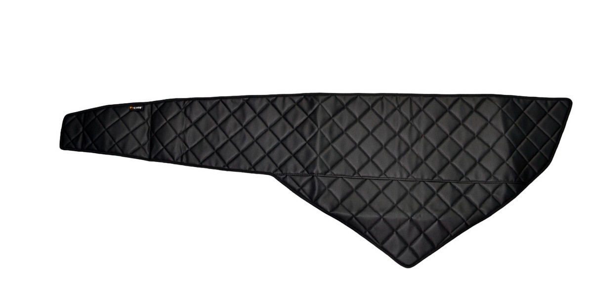 Black Dashboard Eco-Leather Mat Cover Decor for FORD F-MAX 2018+ RIGHT-HAND