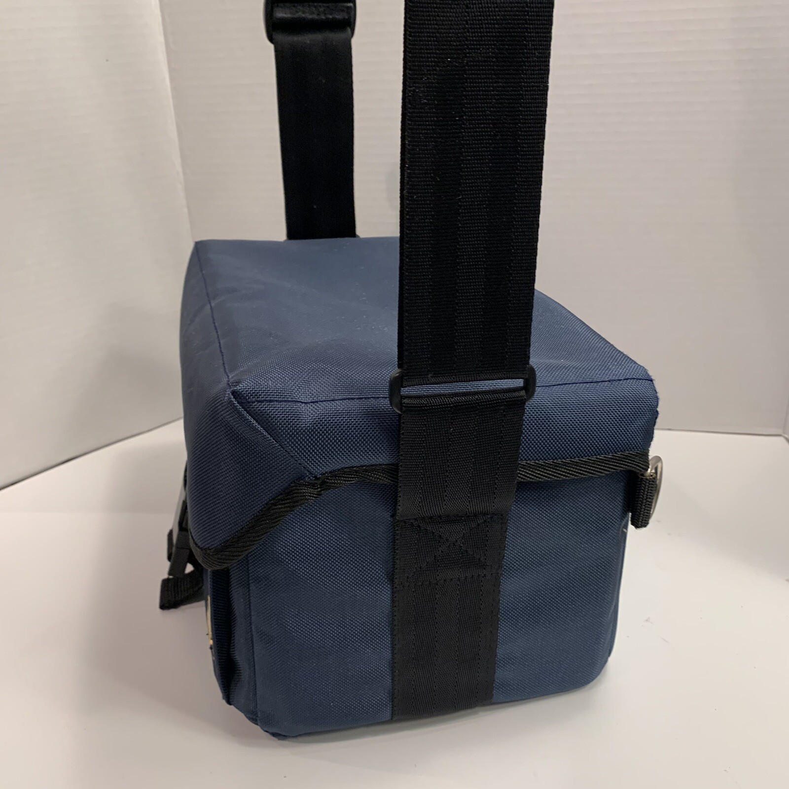 FOTIMA Shoulder Camera Bag Blue Adjustable Strap