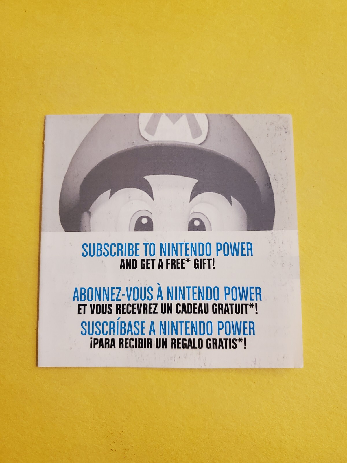 Nintendo Power Subscription 57637A Nintendo DS INSERT ONLY Authentic