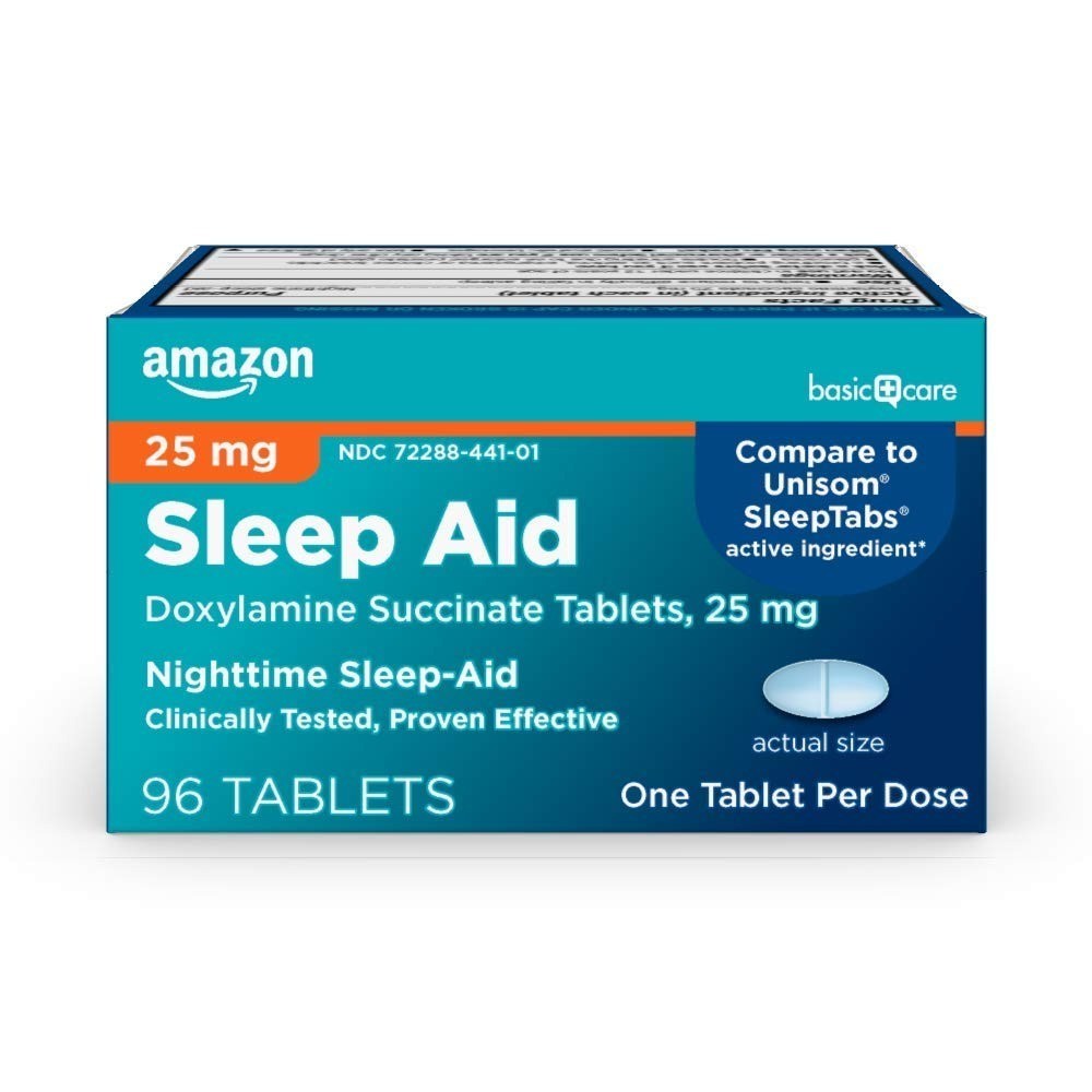Nighttime Sleep Aid Tablets, Doxylamine Succinate 25 mg, 192 Count