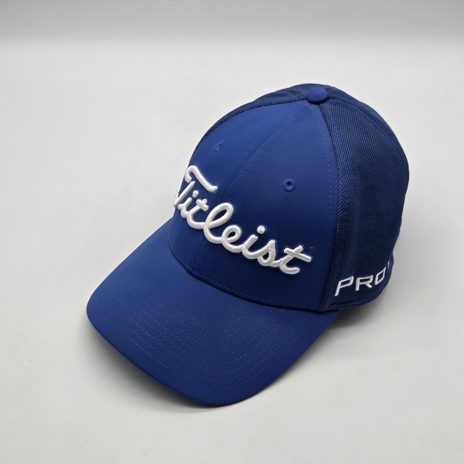 TITLEIST FJ Foot Joy Pro V1 Men Blue Golf Snapback Cotton Cap Hat S/M New Era
