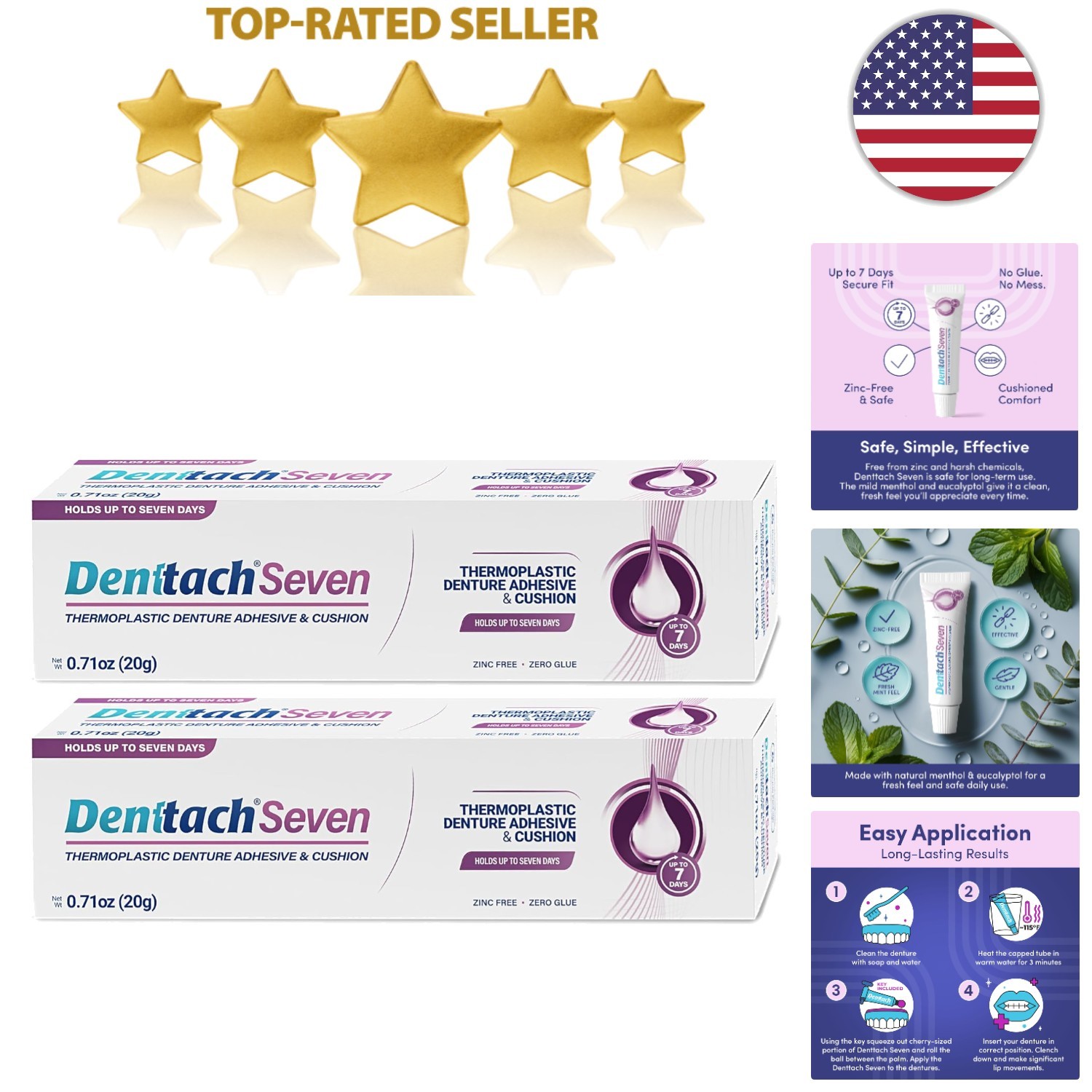 Denture Adhesive Pack - 7 Days Comfort