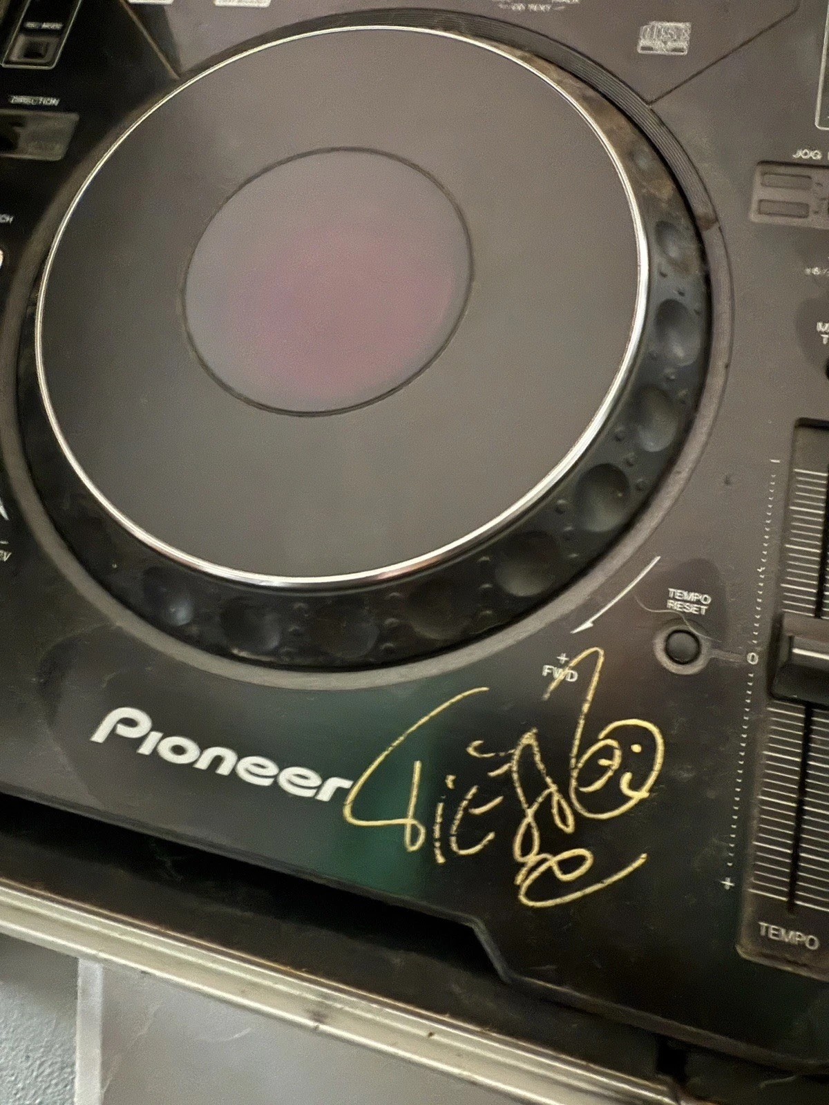 DJ Tiesto Autographed Cd J Player. The Best