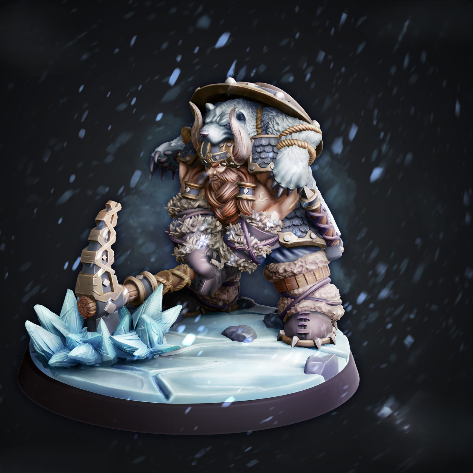 CastnPlay #316. Groznek Goldmace (2 Miniatures) - No Base - 32mm