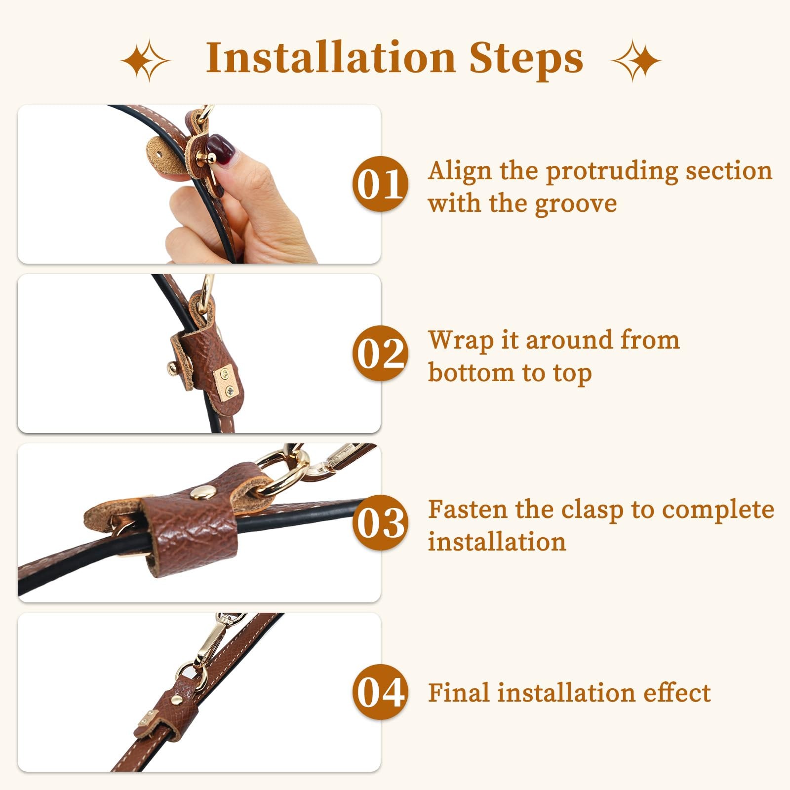 Straps Compatible with Dooney and Bourke Accessories | Genuine
