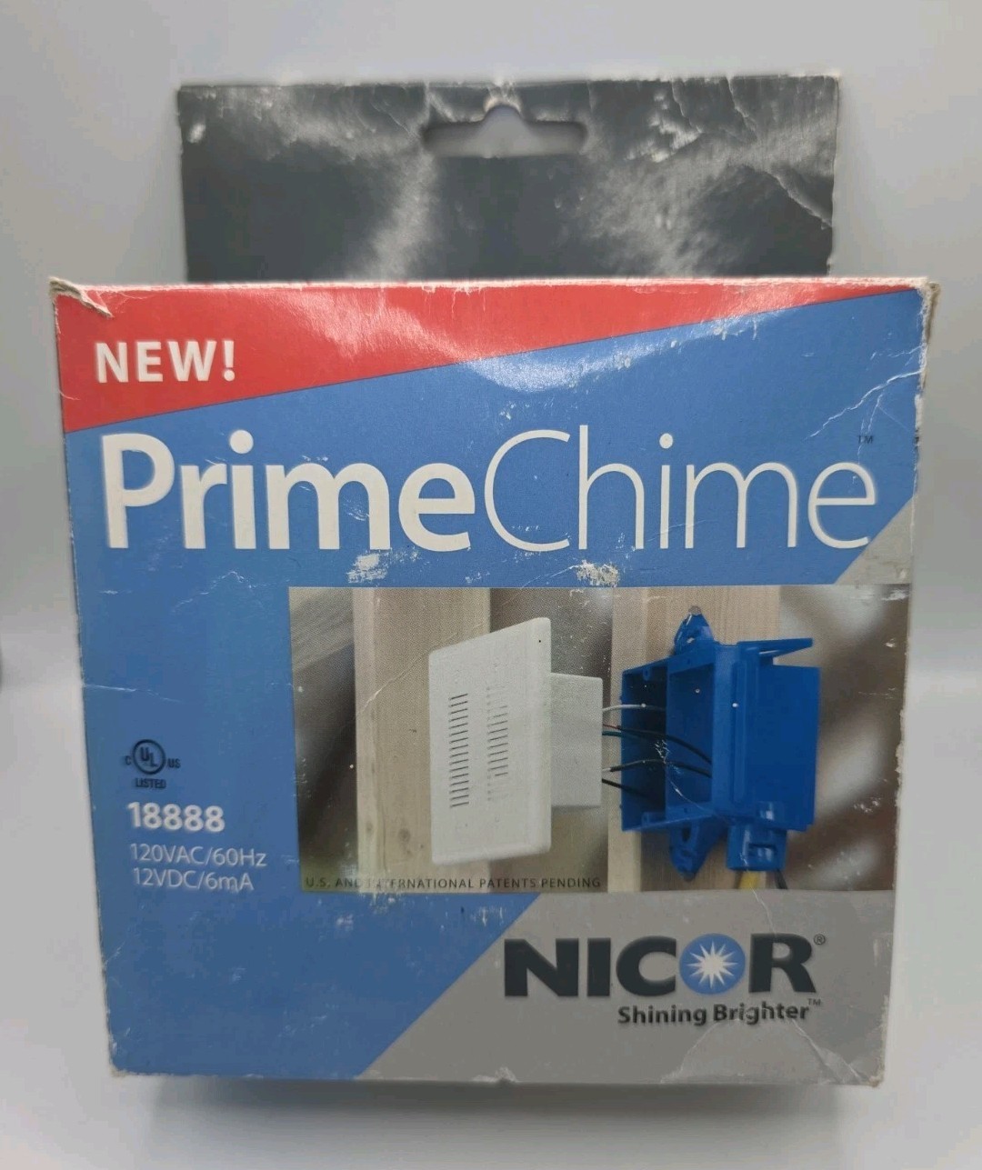 Nicor Lighting - PrimeChime 18888 Doorbell Chime 120VAC - NEW OLD STOCK