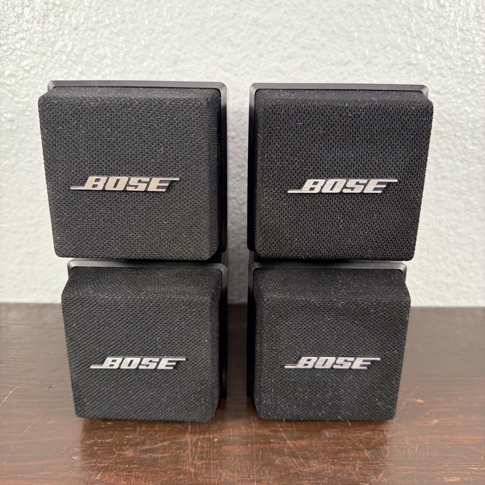 Bose AM-5 Double Dual Cube Direct Reflect Speakers Acoustimass + Brackets