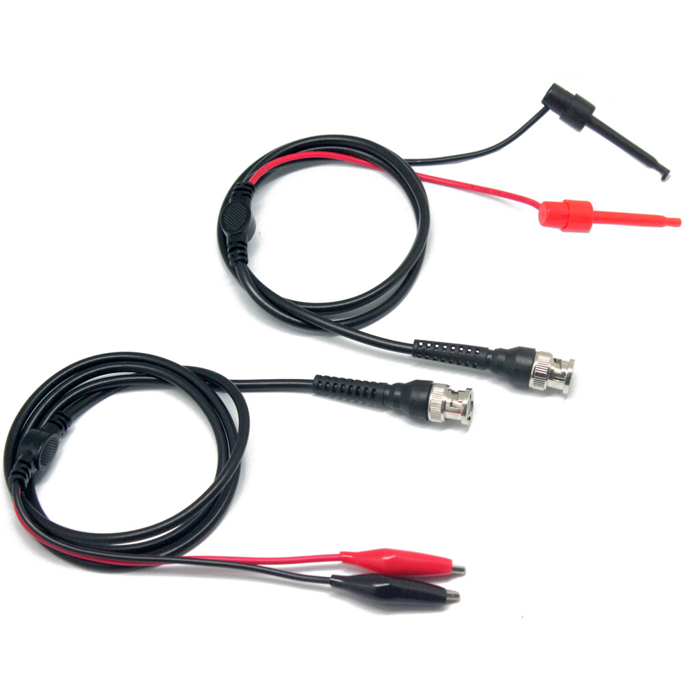 Test Clips (Red+Black) to BNC Male And BNC an Alligator Test Clip P1030 USA