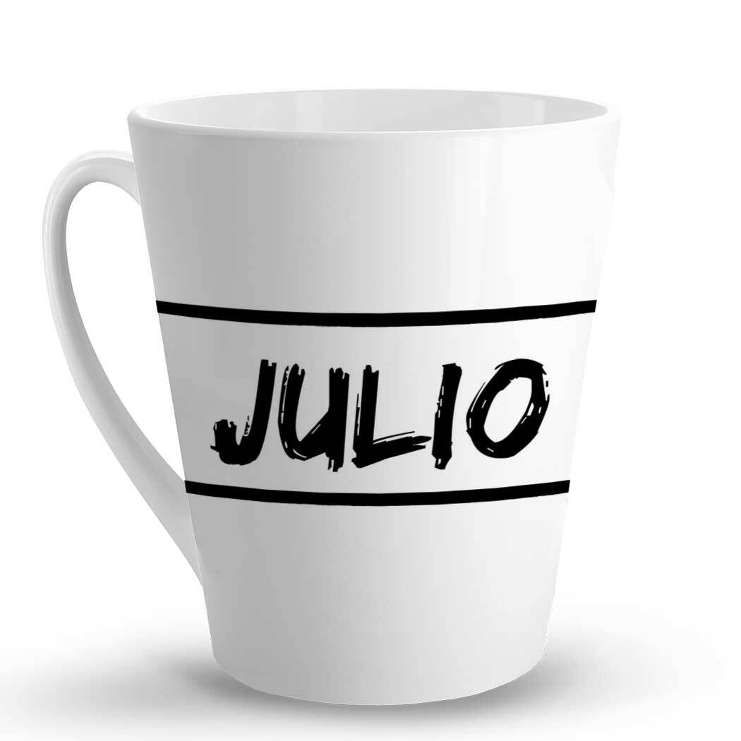 Julio Name 12 Oz Ceramic LATTE MUG Coffee Cup