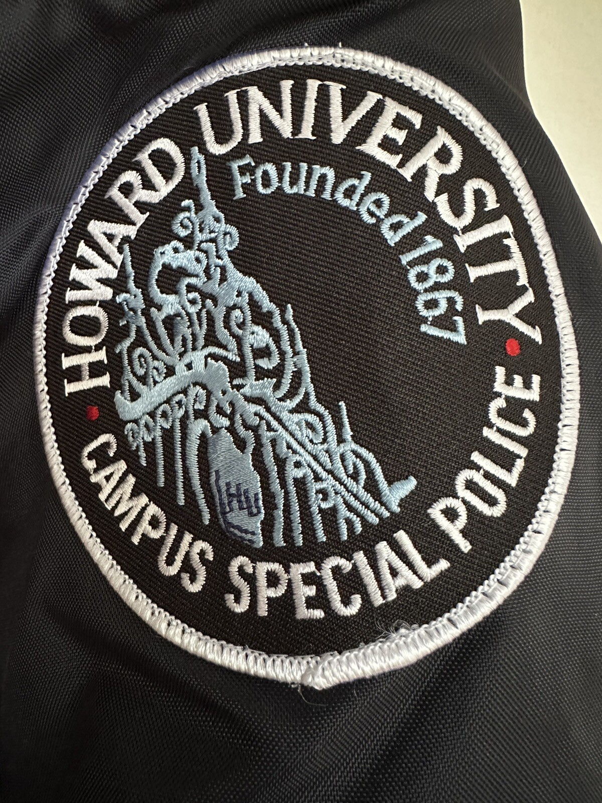 Vintage Howard University Campus Special Police Washington DC Patch & 4 Buttons