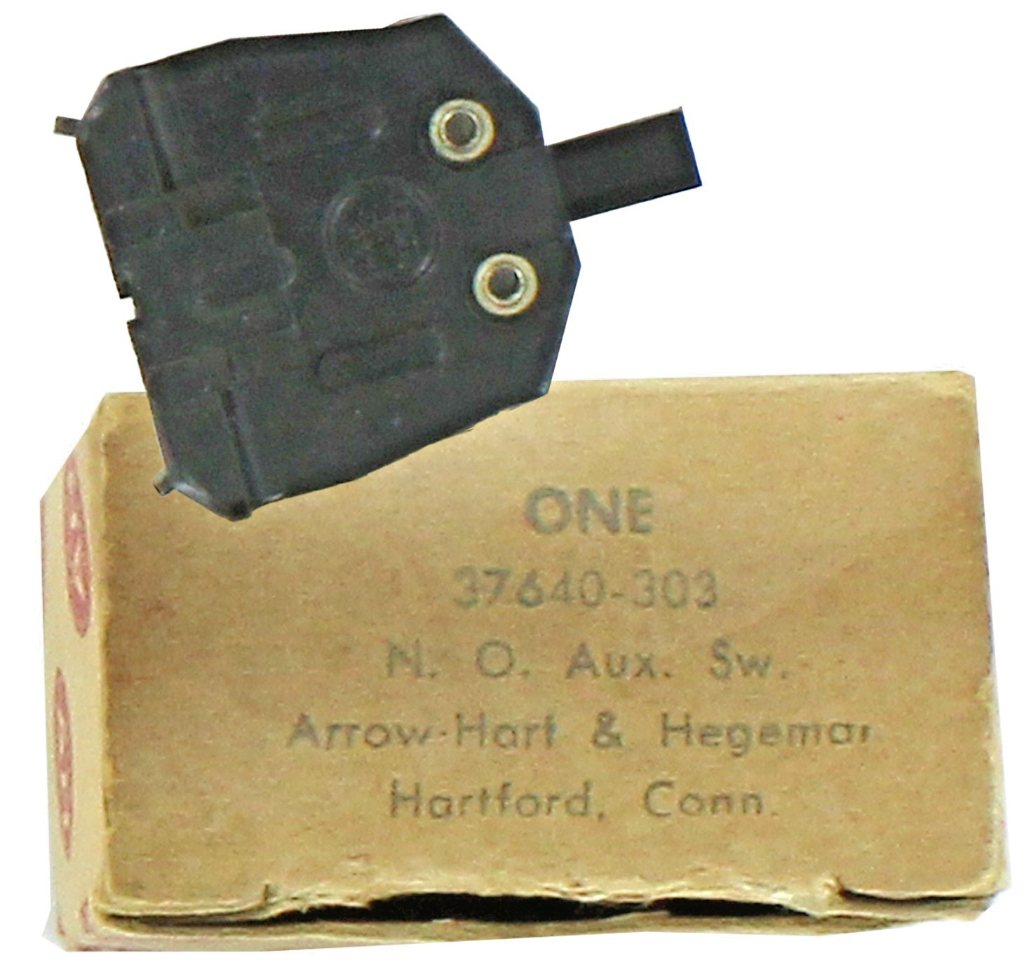 Arrow-Hart #37640-303 N.O. Auxiliary Switch New Industrial Control Part