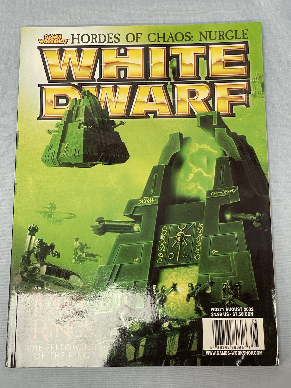 Warhammer Games Workshop White Dwarf  Magazine 243 With Attached Poster