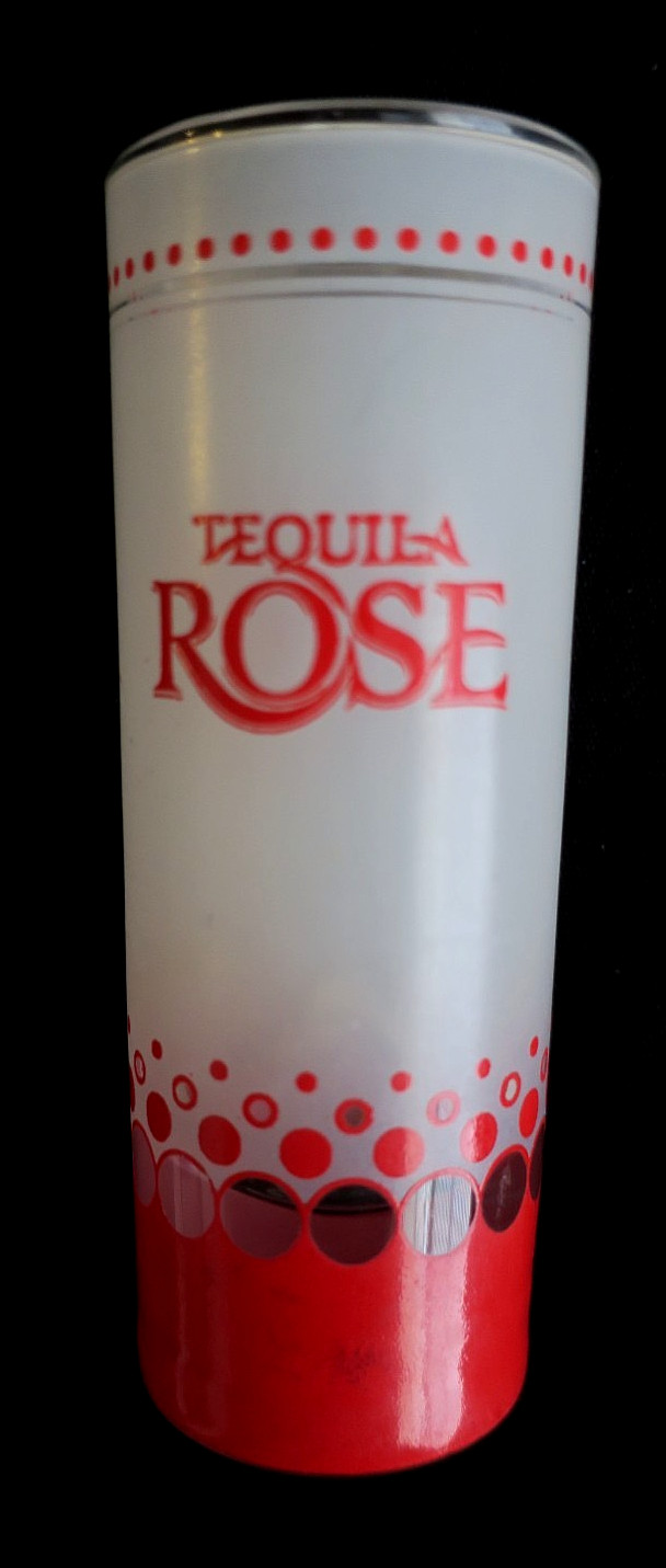 Tequila Rose Frosted Glass Shot Glass 2-ounce 4" Height