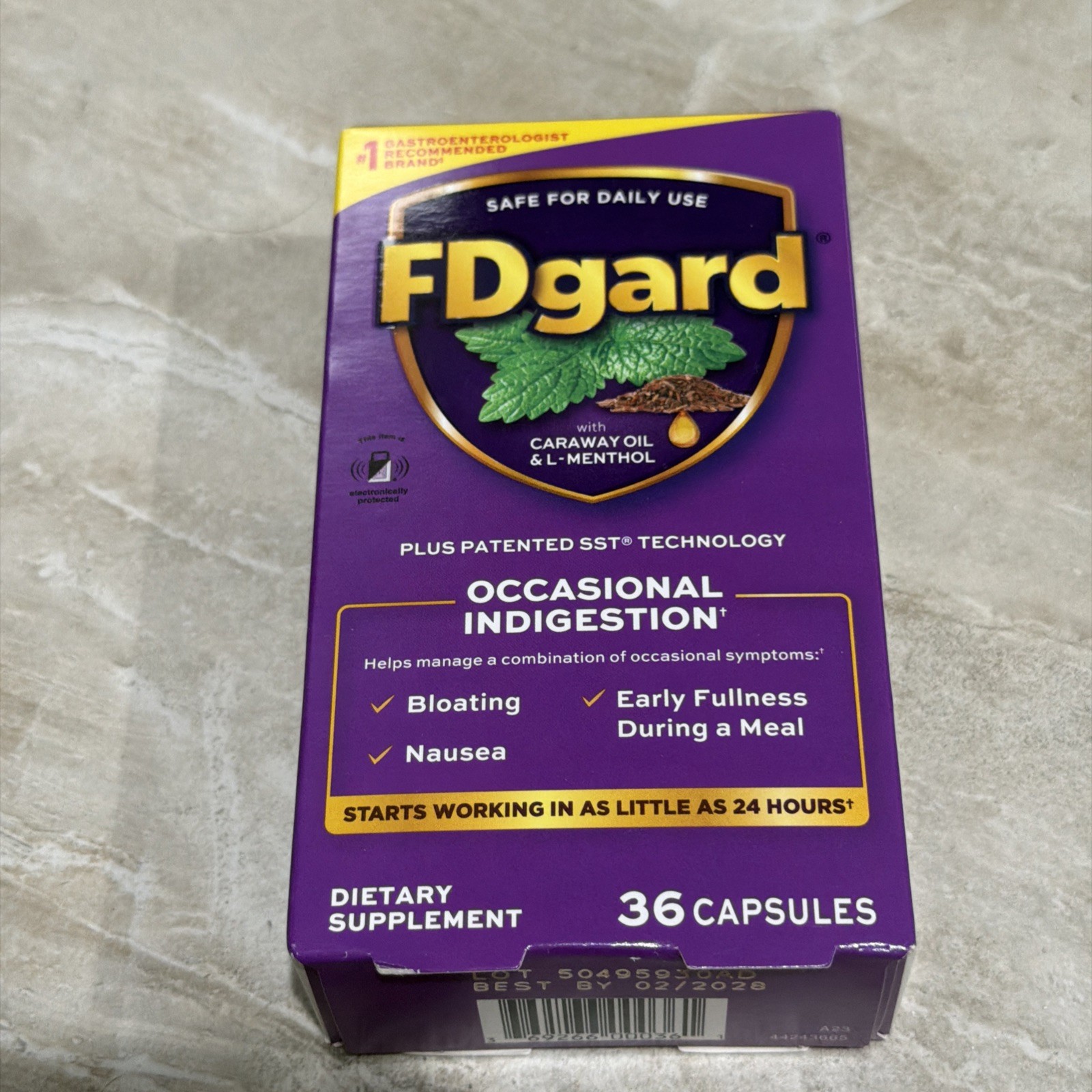 FDgard Medical Food for Functional Dyspepsia (Recurring Indigestion) EXP 02/27