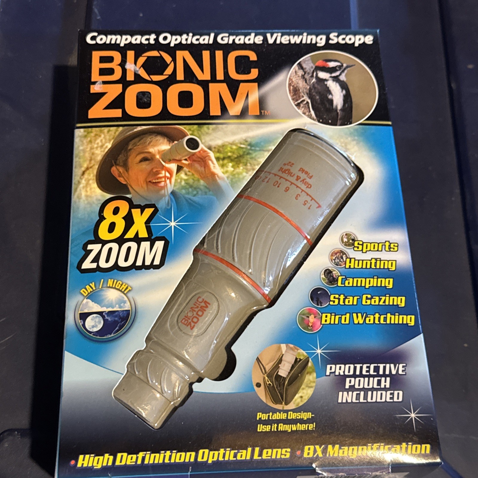 Bionic Zoom - Compact Optical Grade Viewing Scope, 8x Zoom - As Seen on TV