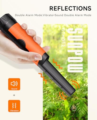 Metal Detector Pinpointer for Adults & Kids - Waterproof Handheld Pin Pointer