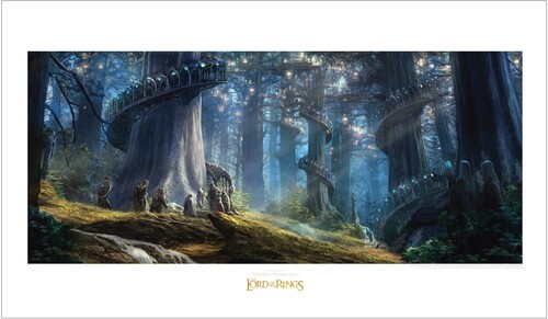 PRE-ORDER WETA Workshop - The Lord of the Rings Trilogy - Lothlorien Art Print [