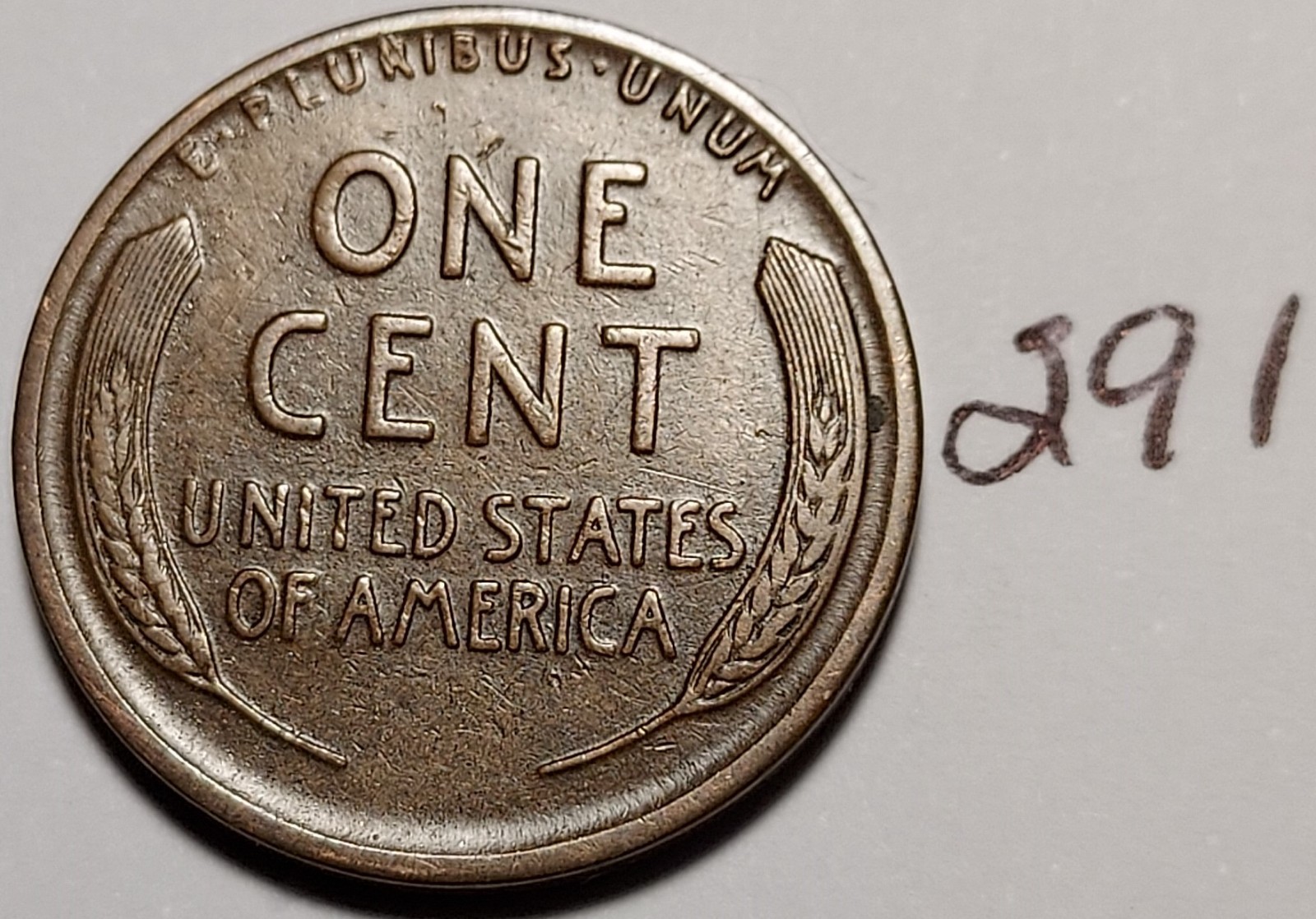 1928-D Lincoln Wheat Cent EXTREMELY FINE #291