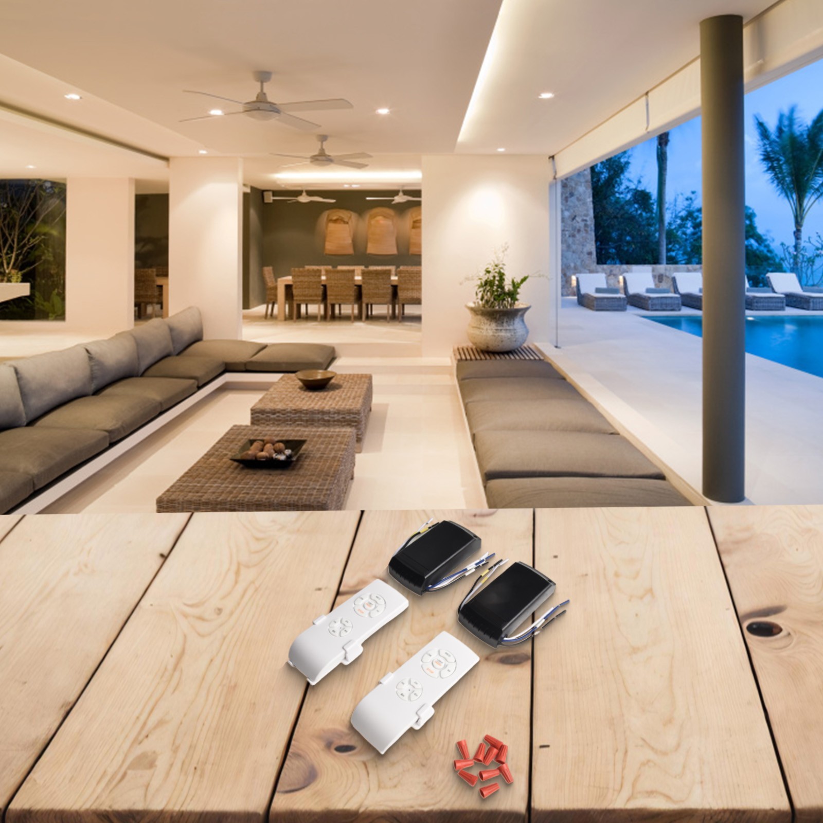 Convenient Ceiling Fan Light Control Kit Easy Installation Reliable